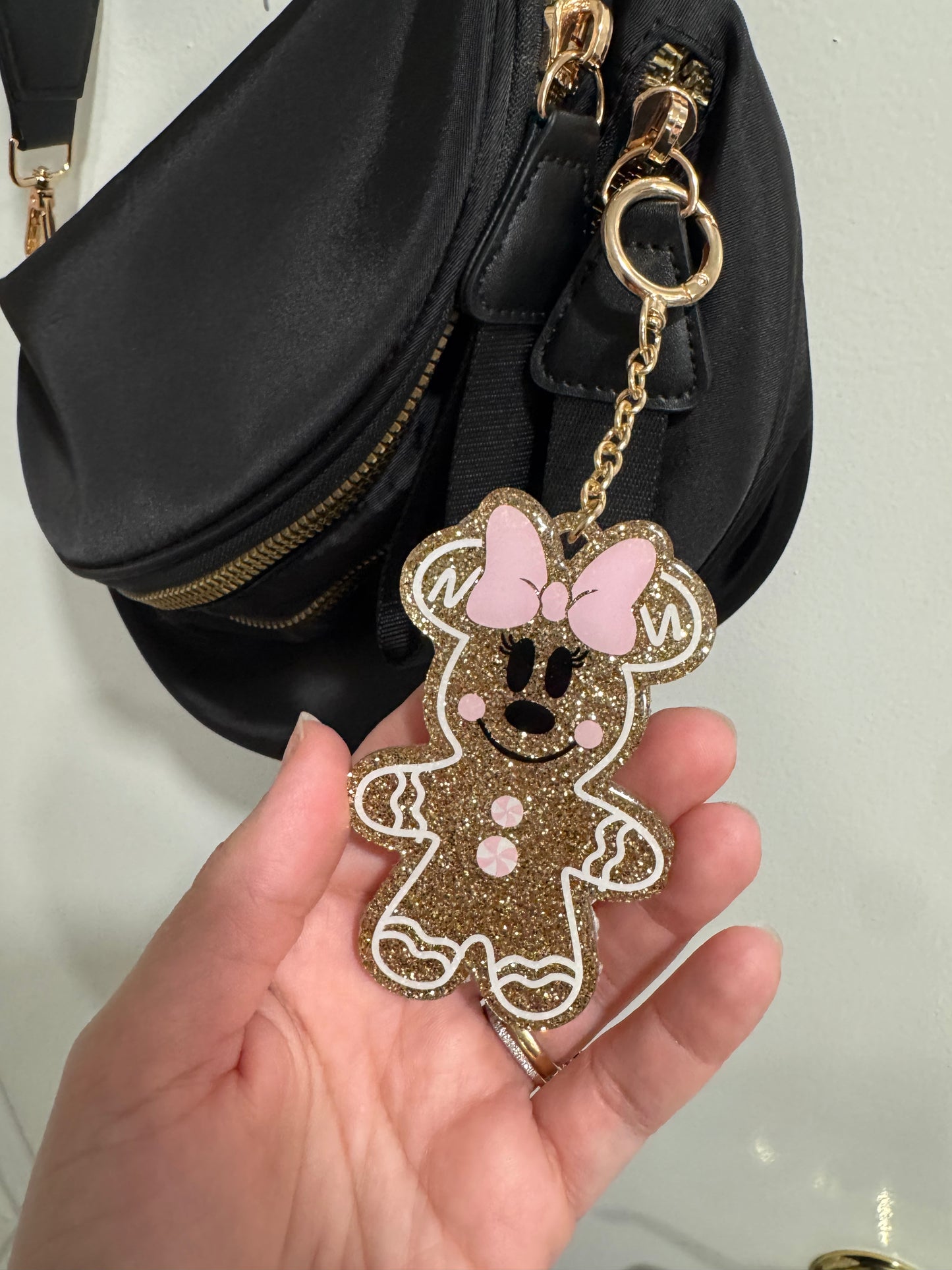 Gingerbread Girl Mouse Bag Charm