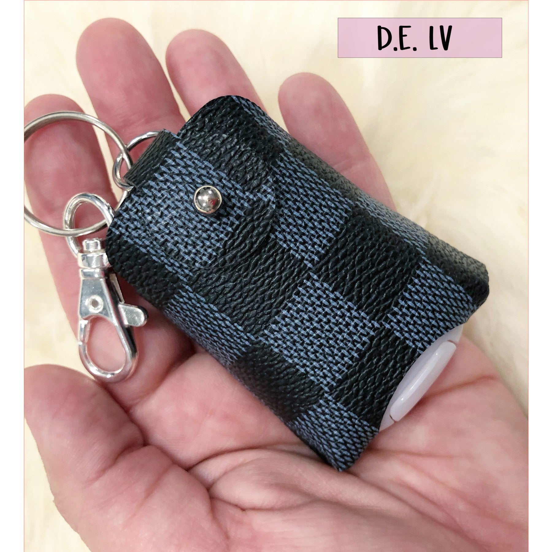 Louis Vuitton car key holder graphite