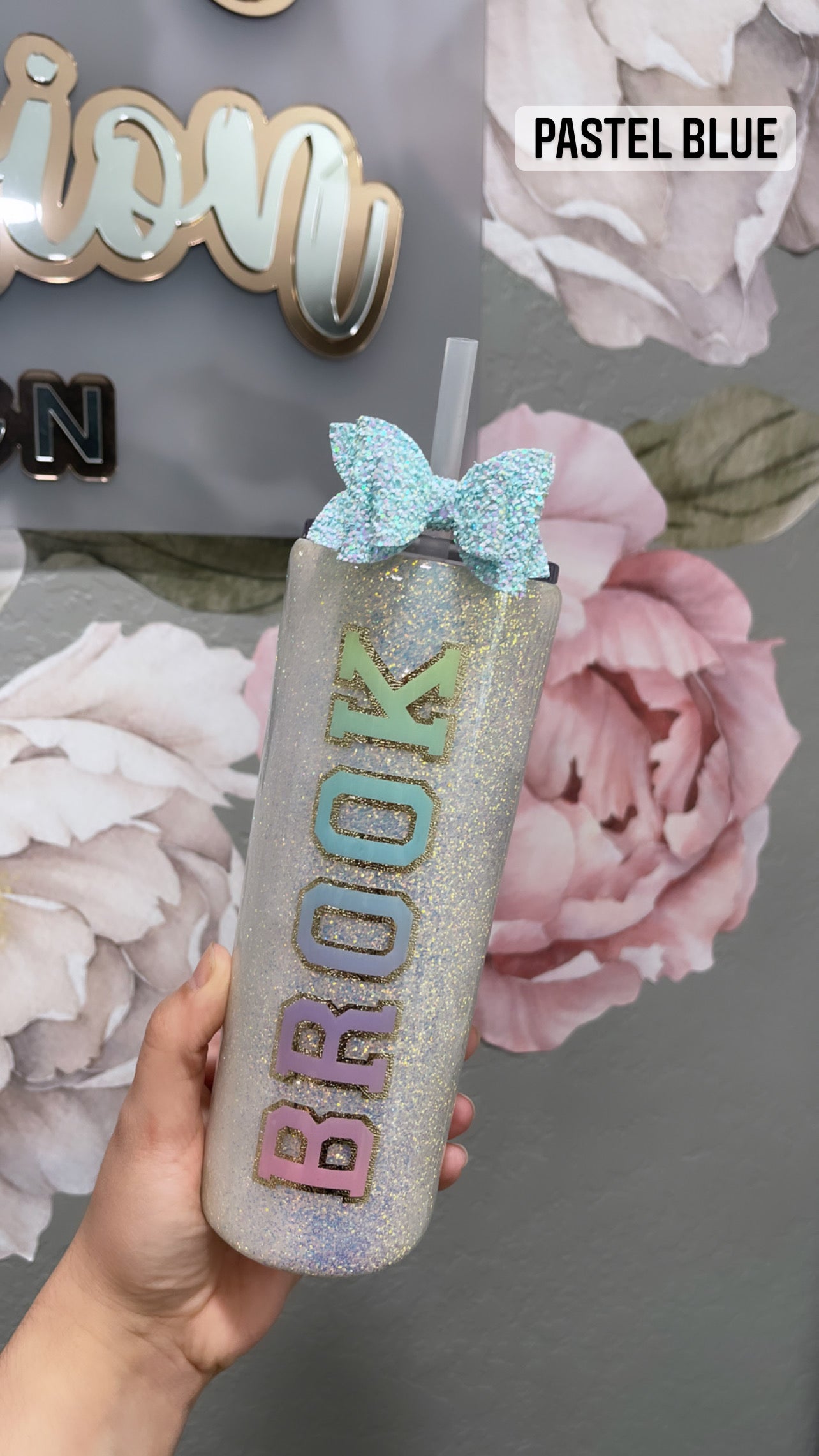 Glitter Bow Straw Topper – GlamObsessionDesign